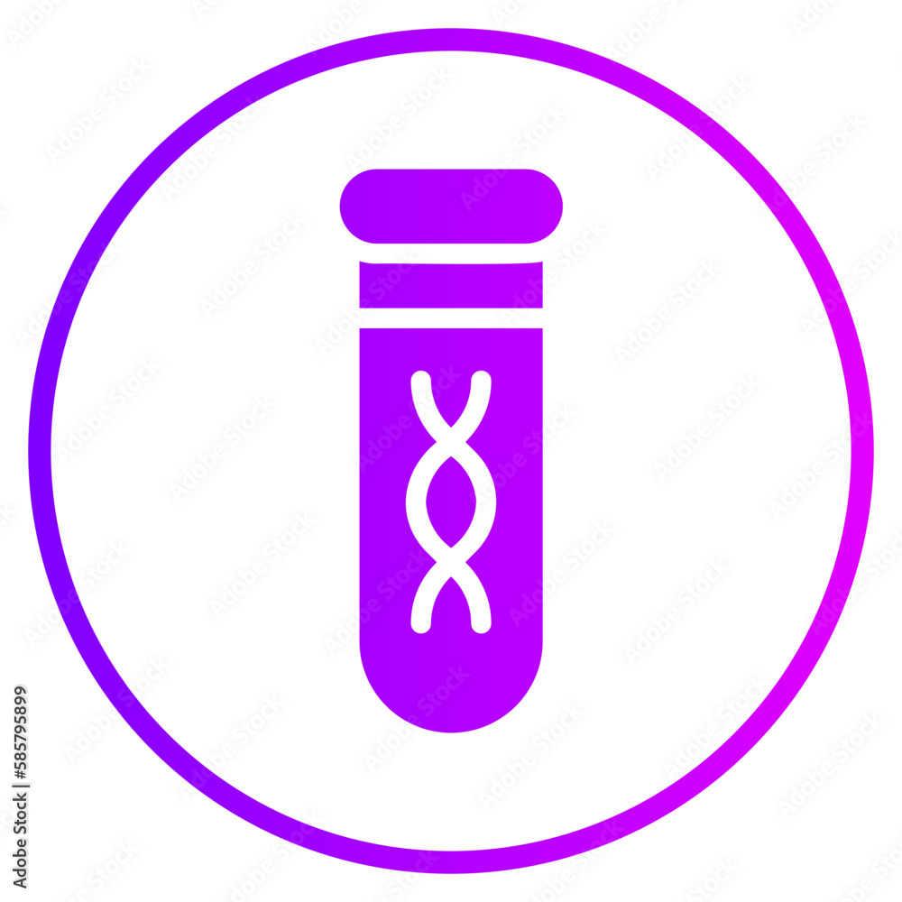 dna test gradient icon dna test gradient icon
