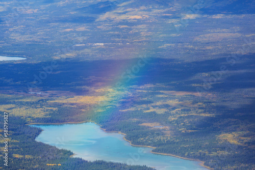 Rainbow on the lake
