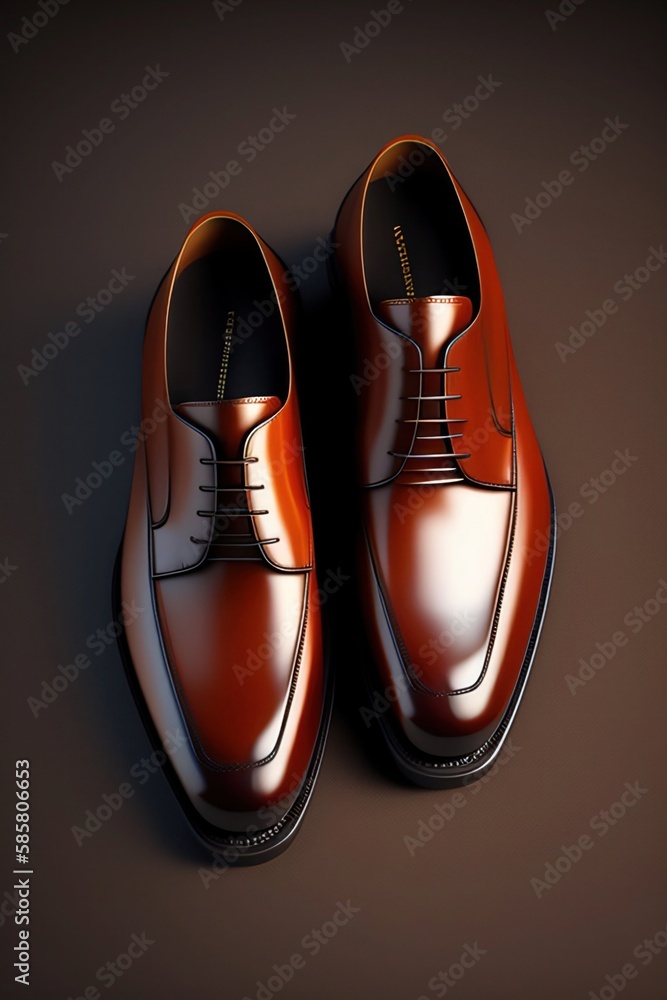 Formal brown leather shoes Formal brown leather shoes