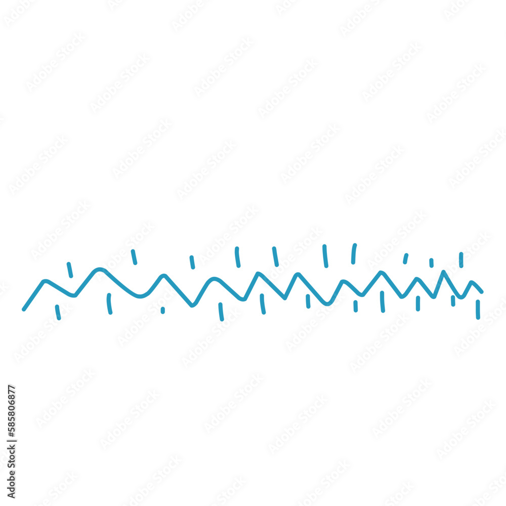 Set of Line Doodles, Scribble, Underlines Set of Line Doodles, Scribble, Underlines