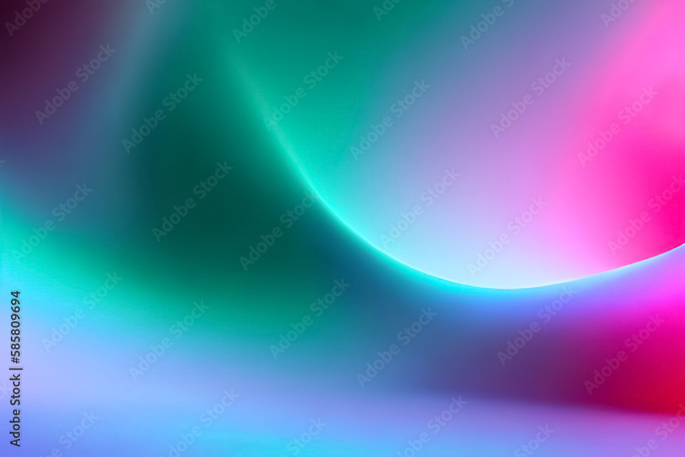 Abstract 3d colourful gradient wave background. Gradient design element for backgrounds, wallpapers, covers, ui design, banner, poster, mobile apps. generative ai 

