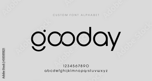 Modern minimal abstract alphabet fonts. Typography technology, electronic, movie, digital, music, future, creative logo font. vector illustration