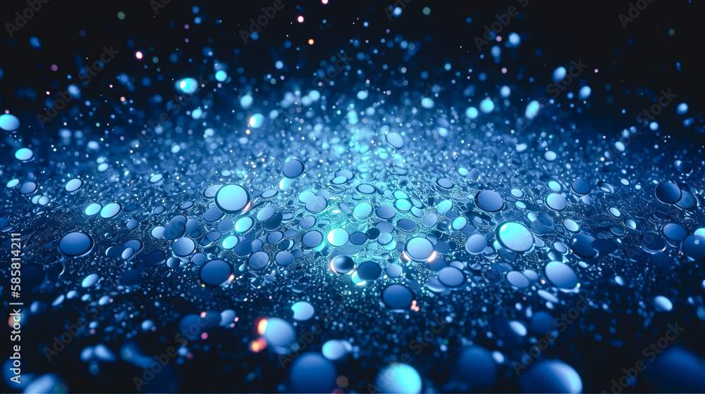 Abstract blue background with many small details, generative AI. Abstract blue background with many small details, generative AI.