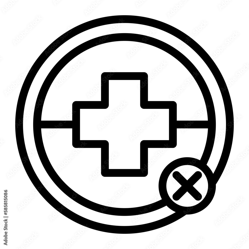 Fototapeta premium hospital cross