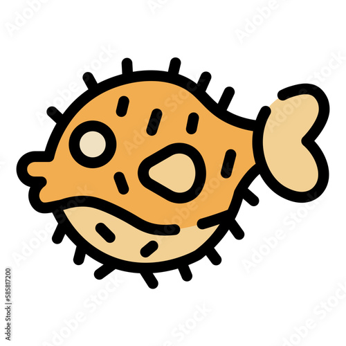 puffer fish icon