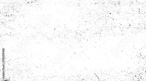Abstract vector noise. Small particles of debris and dust. Distressed uneven background. Grunge texture overlay with fine grains isolated on white background. Vector illustration. EPS10.
