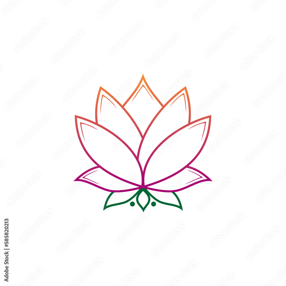 Beauty lotus flower symbol, can be used beauty product, nature massage symbol icon design Beauty lotus flower symbol, can be used beauty product, nature massage symbol icon design