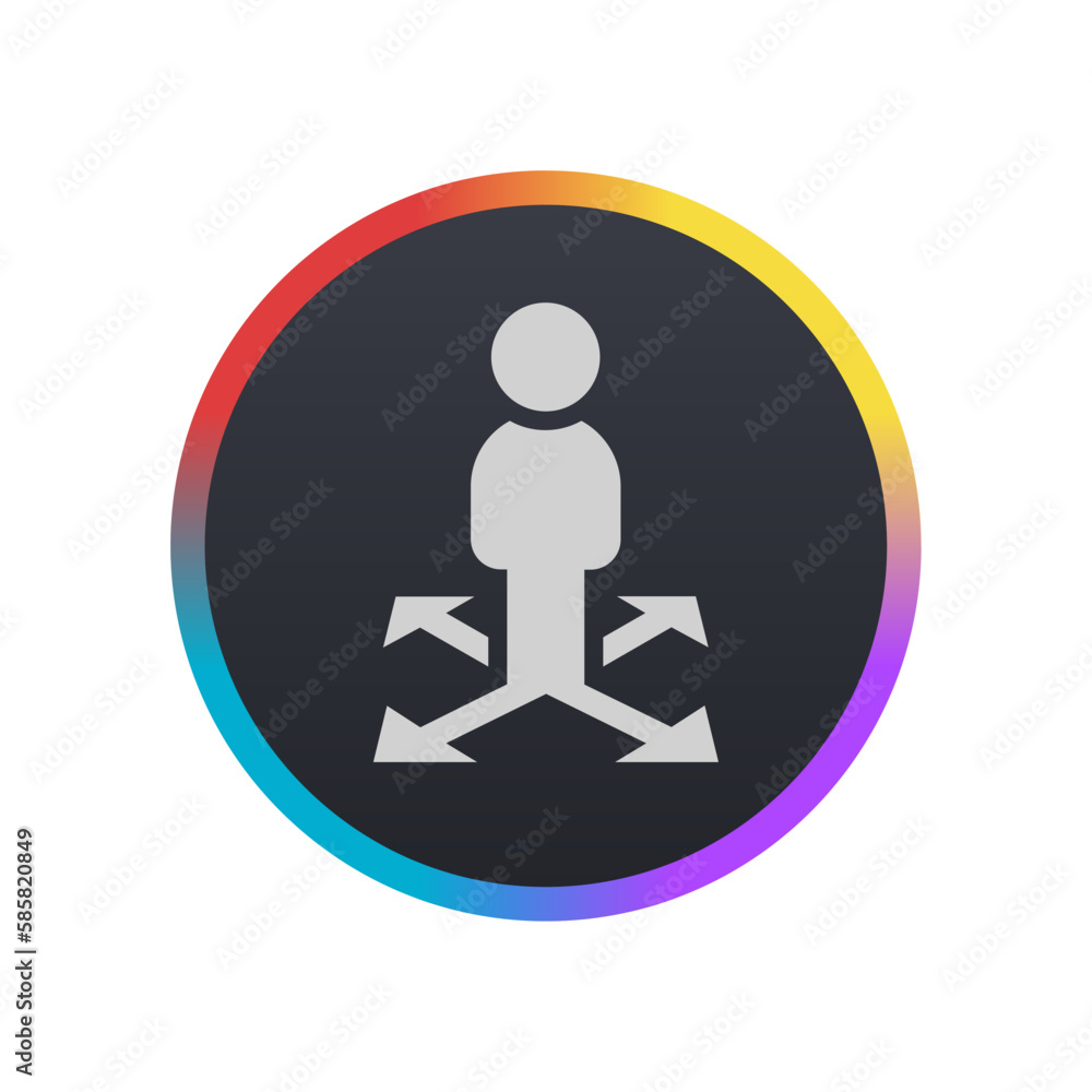 Business Direction - Pictogram (icon) Business Direction - Pictogram (icon)