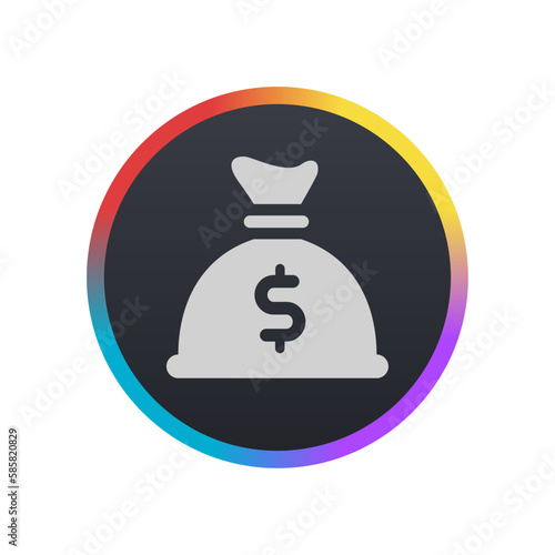 Money Bag - Pictogram (icon) 