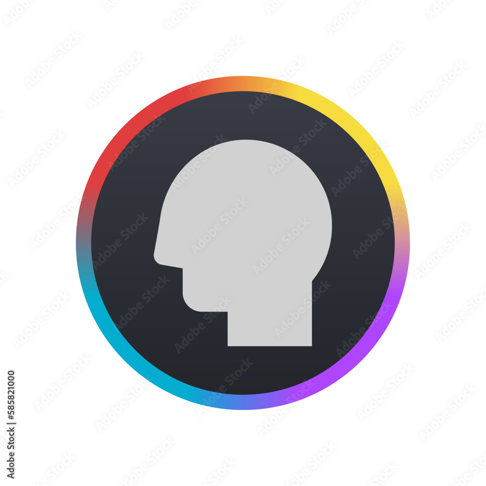 Head - Pictogram (icon) Head - Pictogram (icon)