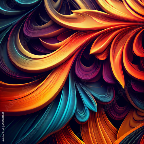 Abstract Background in a high resolution