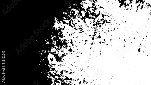 Scratched Grunge Urban Background Texture Vector. Dust Overlay Distress Grainy Grungy Effect. Distressed Backdrop Vector Illustration. Isolated Black on White Background. EPS 10.