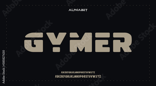 Abstract Fashion Best font alphabet. Minimal modern urban fonts for logo, brand, fashion, Heading etc. Typography typeface uppercase lowercase and number. vector illustration full Premium look