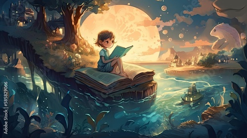 Unleashing Creativity: Illustrating the Ability of Books to Inspire Children's Imagination