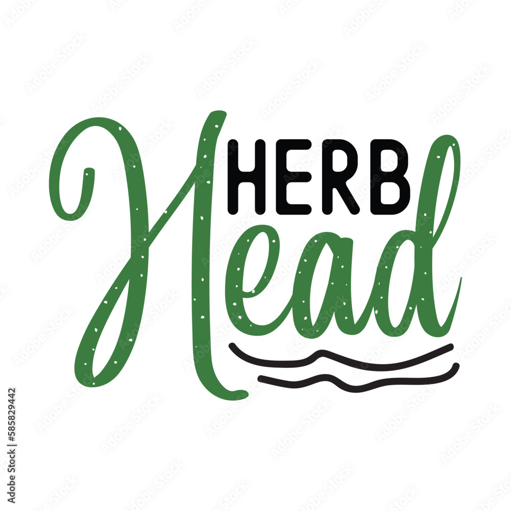 Fototapeta premium Herb head SVG