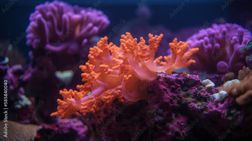 Fototapeta premium Vue sous-marine de la grande barrière de corail en Australie