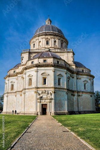 Obraz na płótnie todi, italien - santa maria della consolazione w salonie