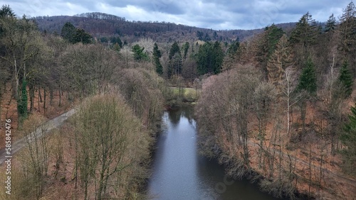 River at the Externsteine   Fluss bei den Externsteinen