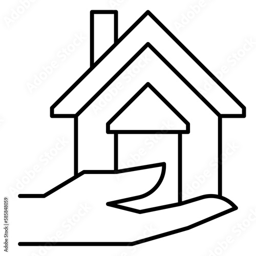 loan outline icon