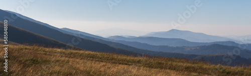 Fototapeta Naklejka Na Ścianę i Meble -  mountain landscape of ukrainian carpathians..