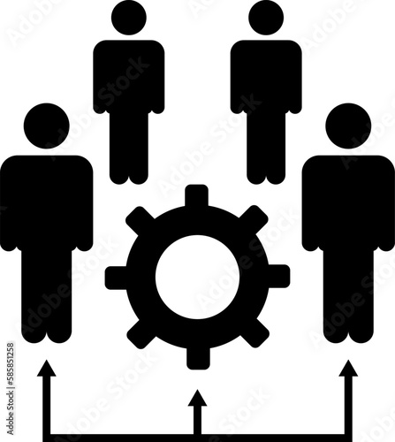 Group of people icon vector