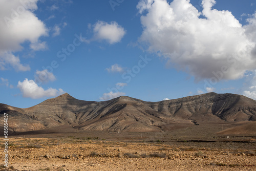 Mountains in the central Fuerteventura, Spain