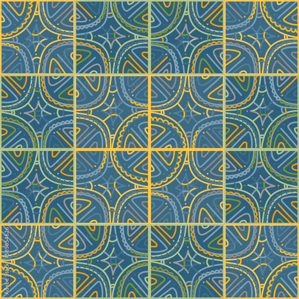 Creative doodle geometric ornament. Lines seamless background pattern. Creative doodle geometric ornament. Lines seamless background pattern.