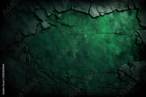 green slate background - grunge texture created with ia