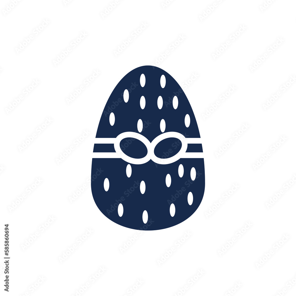 easter egg icon. Filled easter egg icon from happy easter collection. Glyph vector isolated on white background. Editable easter egg symbol can be used web and mobile easter egg icon. Filled easter egg icon from happy easter collection. Glyph vector isolated on white background. Editable easter egg symbol can be used web and mobile