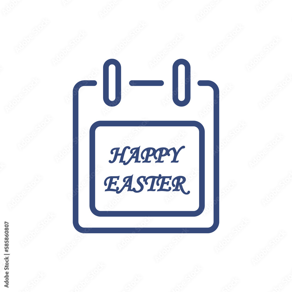 easter day icon. Thin line easter day icon from happy easter collection. Outline vector isolated on white background. Editable easter day symbol can be used web and mobile easter day icon. Thin line easter day icon from happy easter collection. Outline vector isolated on white background. Editable easter day symbol can be used web and mobile