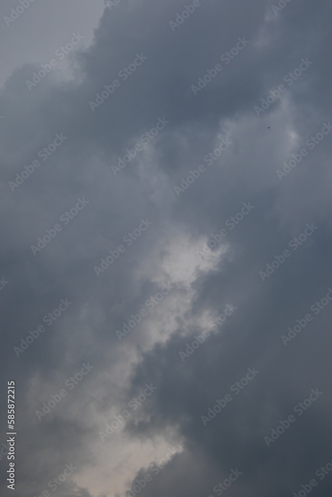 Last summer storms of the summer in the sky above Johannesburg