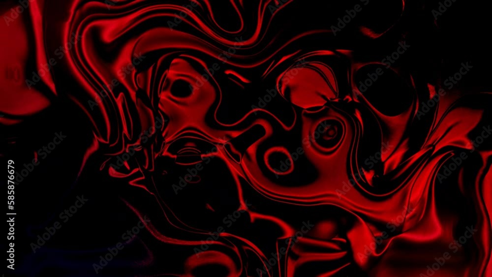 Animated abstract water red color chocolate shiny twist liquid video Animated abstract water red color chocolate shiny twist liquid video