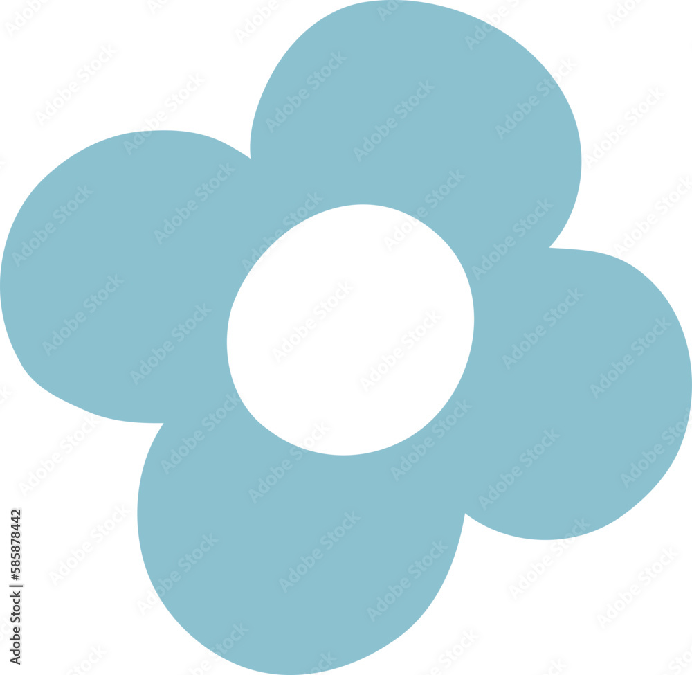 Flower vector shape Flower vector shape