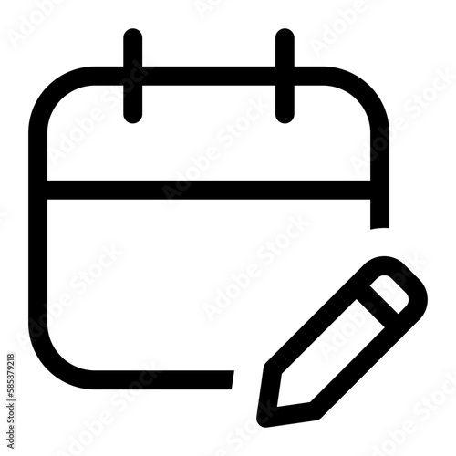 calendar pencil icon