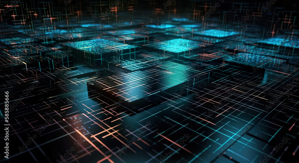 Abstract technology big data concept. Big data background. AI generated illustration. Abstract technology big data concept. Big data background. AI generated illustration.