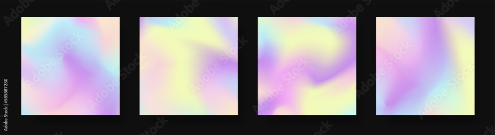Holography cover design vector set multicoloured for book, printing, poster, billboard, advertisement, packaging, brochure, collage, wallpaper. 10 eps Holography cover design vector set multicoloured for book, printing, poster, billboard, advertisement, packaging, brochure, collage, wallpaper. 10 eps