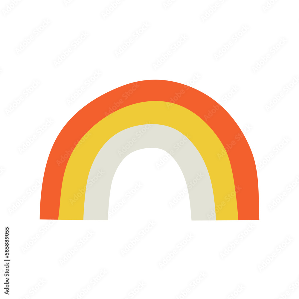 flat rainbow. leprechauns, patrick's day, lucky man. hand drawn vector illustration. flat rainbow. leprechauns, patrick's day, lucky man. hand drawn vector illustration.
