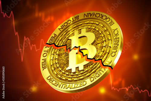 Bitcoin falling in value. B...