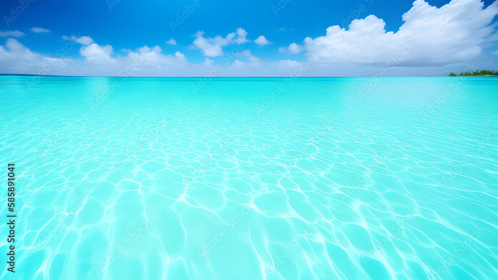 turquoise clear water