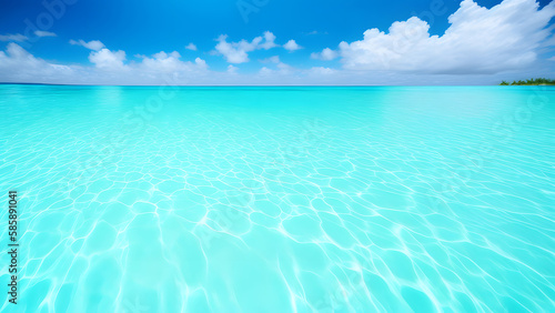 turquoise clear water