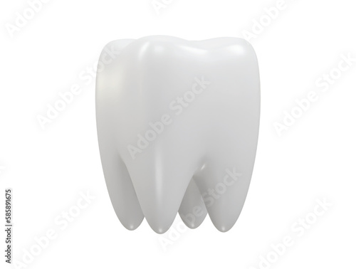 Teeth icon render 3d illustration vector element