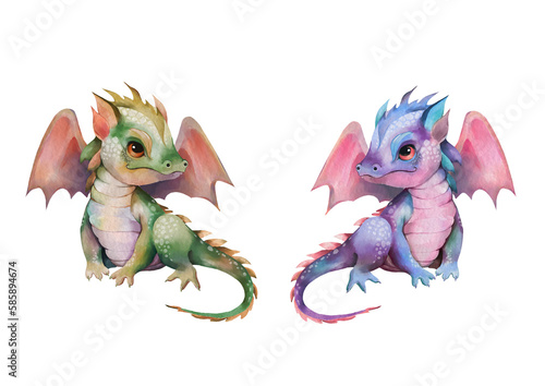Cute little dragons