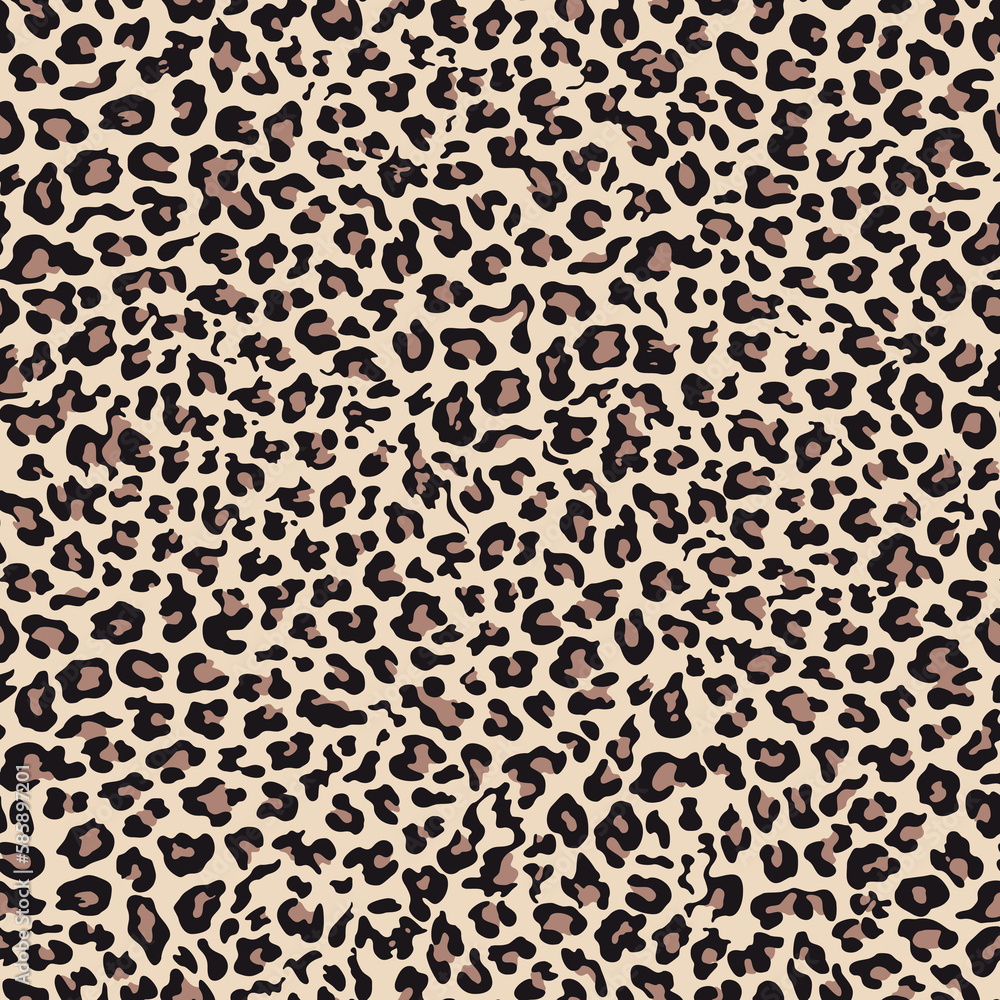 Leopard print seamless pattern vector animal background, cat spots, fashion design for textile
Leopard print seamless pattern vector animal background, cat spots, fashion design for textile