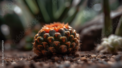 peyote mescaline cactus generative ai photo