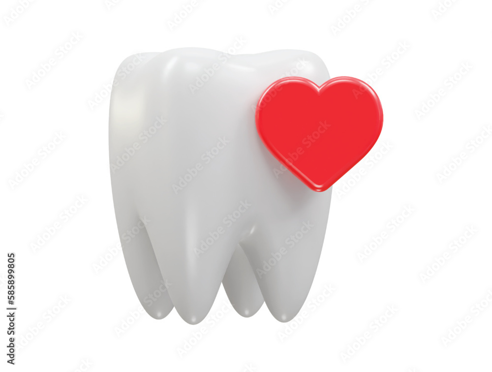 Teeth icon render 3d illustration vector element Teeth icon render 3d illustration vector element