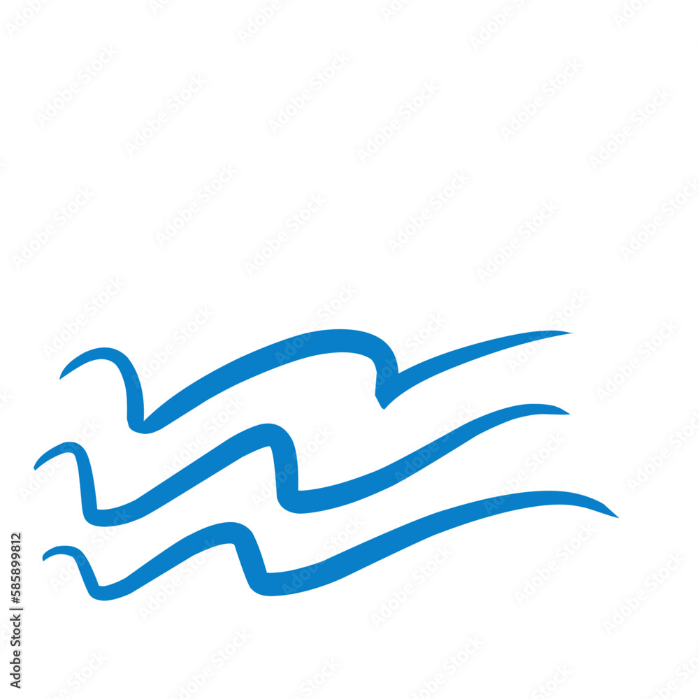 Sea Wave icon illustration Sea Wave icon illustration