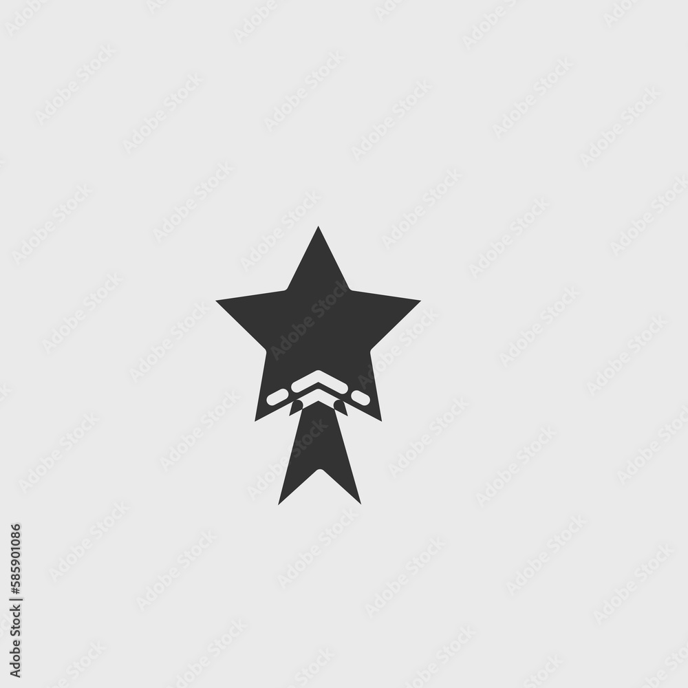 REQARD BADGE Vector Icon Illustration Sign REQARD BADGE Vector Icon Illustration Sign