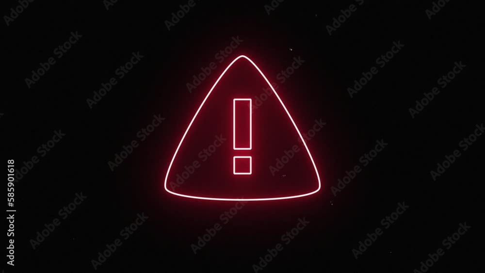 Signo de advertencia y  error en un sistema con ruido 