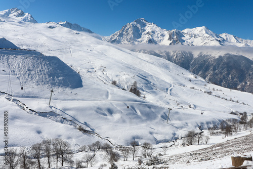 Occitanie - Hautes Pyrénées - Télécabine entre Peyragudes et Loudenvielle