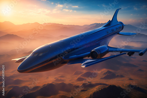 Hypersonic planes offer ultra-fast travel for business © Nilima